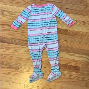 🌟5️⃣for💲25🌟 Carter’s fleece zip up footie pjs